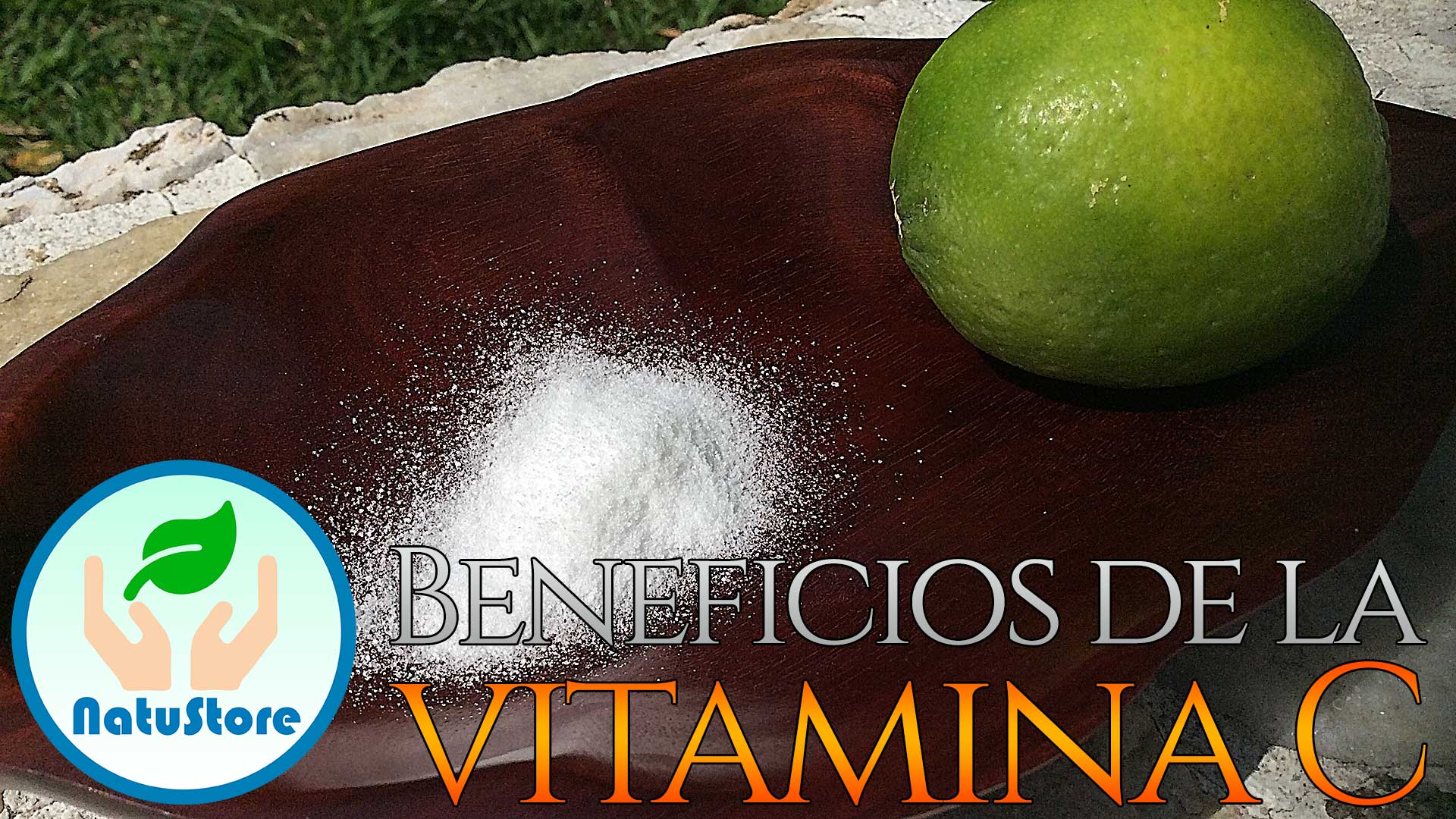 Suplemento de vitamina C en polvo