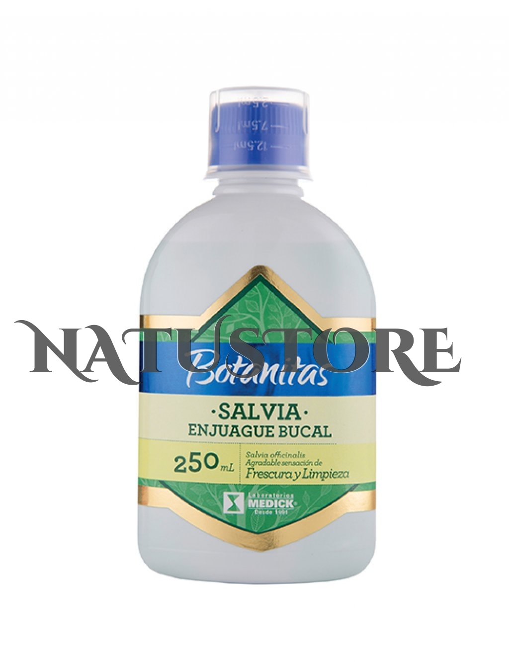 Enjuague bucal natural salvia - Pastas dentales, limpieza bucal, enjuagues bucales